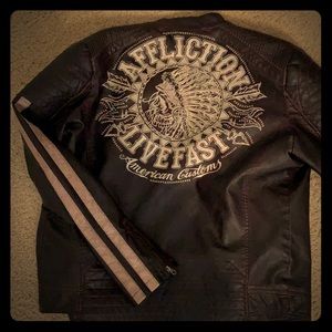 Men’s application biker jacket
